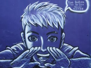 Speak Hokkien - murale w Georgetown | Malezja